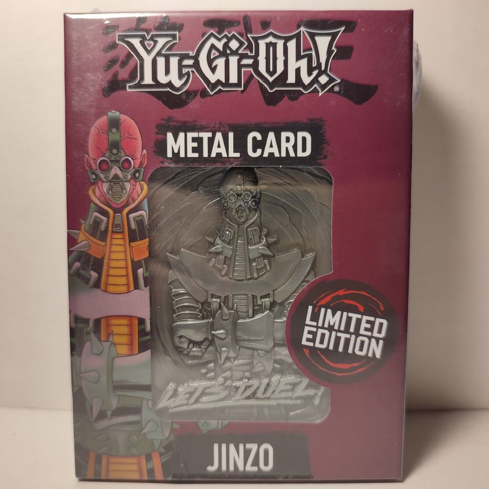 Yugioh Jinzo Pharaoh's Servant Metal Card Silver Ingot Official Collectible